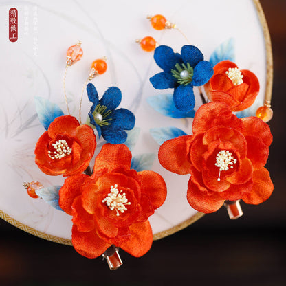 Traditional Chinese Hair jewelry Qiuyu 秋玉 Hanfu Historical Headgear