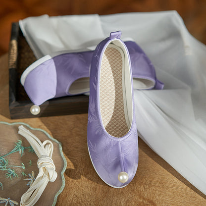 Women's Traditional  Shoes Ziyue 紫玥 Chinese Internal Increase Head Tilted Spring Summer Autumn Winter