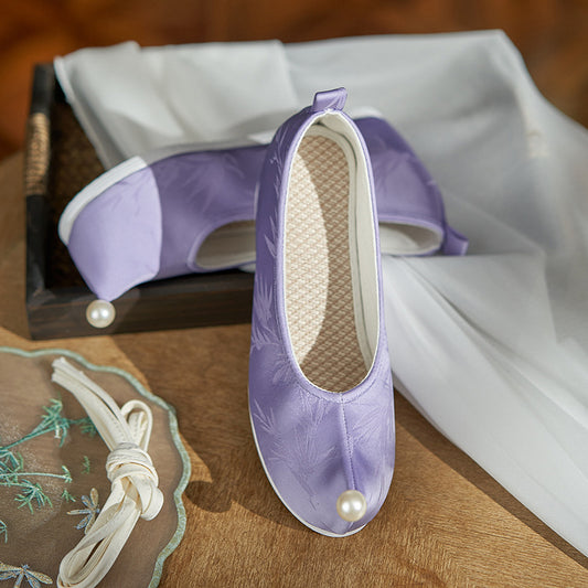 Women's Traditional  Shoes Ziyue 紫玥 Chinese Internal Increase Head Tilted Spring Summer Autumn Winter