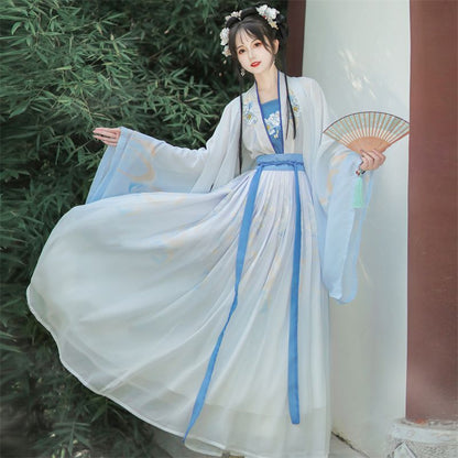 SONG Dynasty Hanfu Women's Xiangsiyi 相思意 Skirt  Spring Summer Autumn