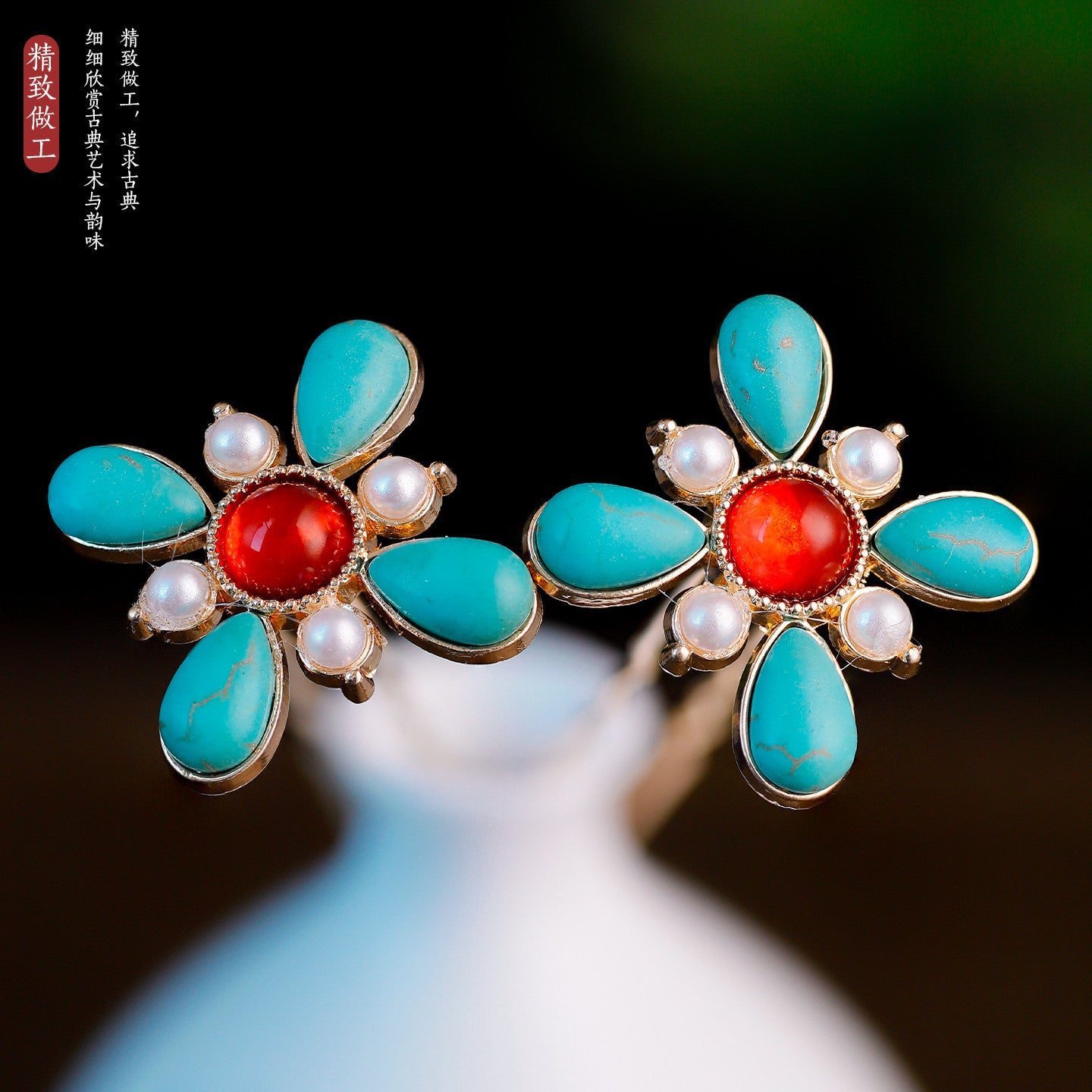 Traditional Chinese Hair jewelry Wangrong 望容 Hanfu Historical Headgear