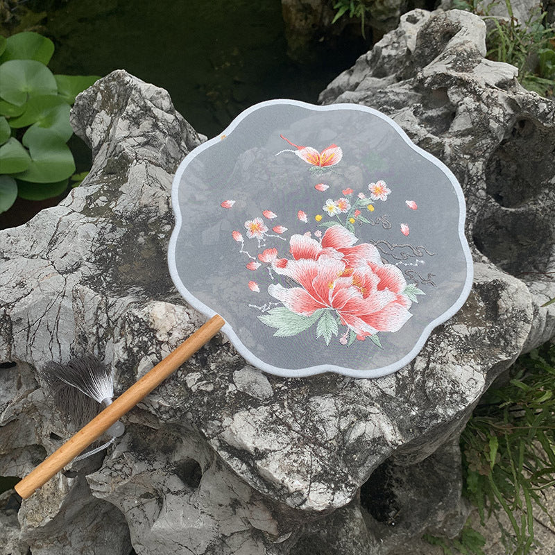 Traditional Chinese Translucent  Fan Tuanshan 团扇