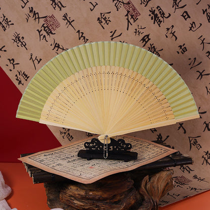 Traditional Chinese Narrow Edged Folding Fan