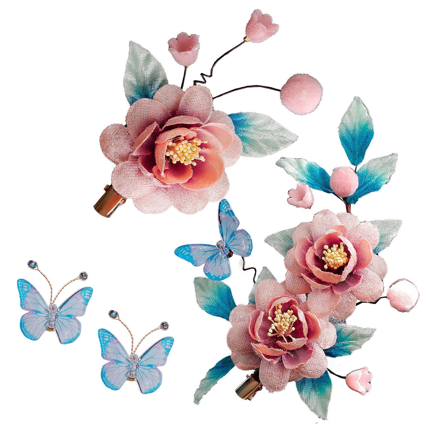 Traditional Chinese Hair jewelry Zhilu 芝露 Hanfu Historical Headgear