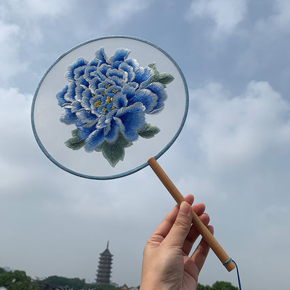Traditional Chinese Translucent  Fan Tuanshan 团扇