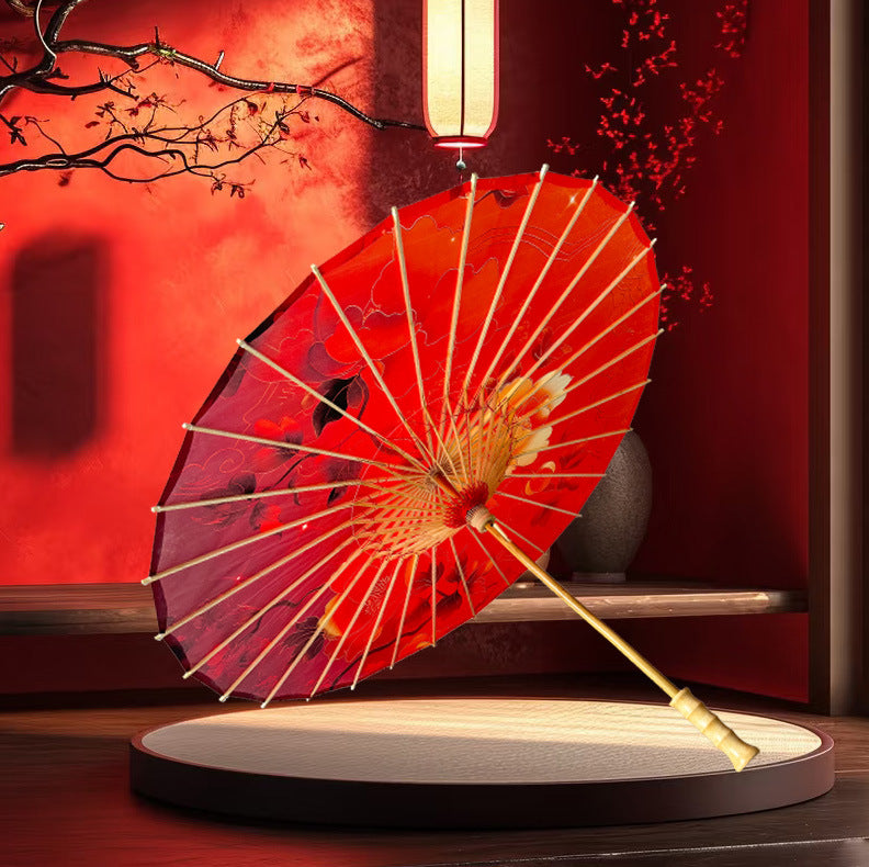 Traditional Chinese Bamboo Oil-paper Umbrella Xi 囍 Chinese Wedding