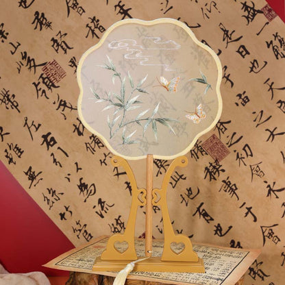 Traditional Chinese Translucent  Fan Tuanshan 团扇