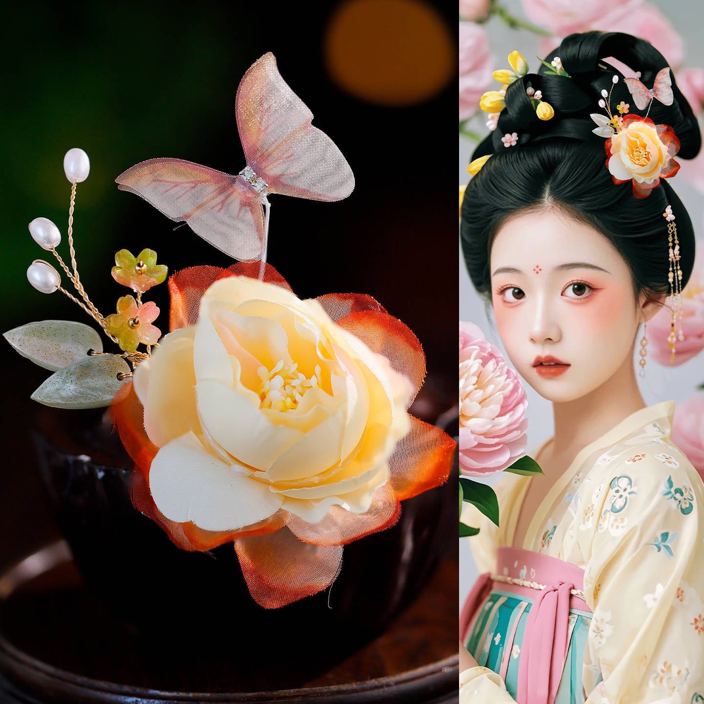 Traditional Chinese Hair jewelry Nanni 南霓 Hanfu Historical Headgear