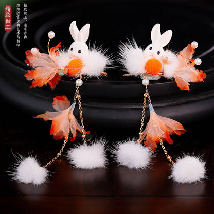 Traditional Chinese Hair jewelry Mishu 蜜舒 Hanfu Historical Headgear