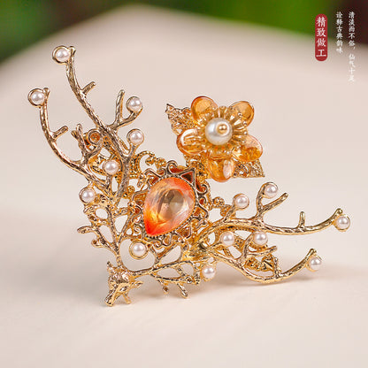 Traditional Chinese Hair jewelry Sibo 思伯 Hanfu Historical Headgear