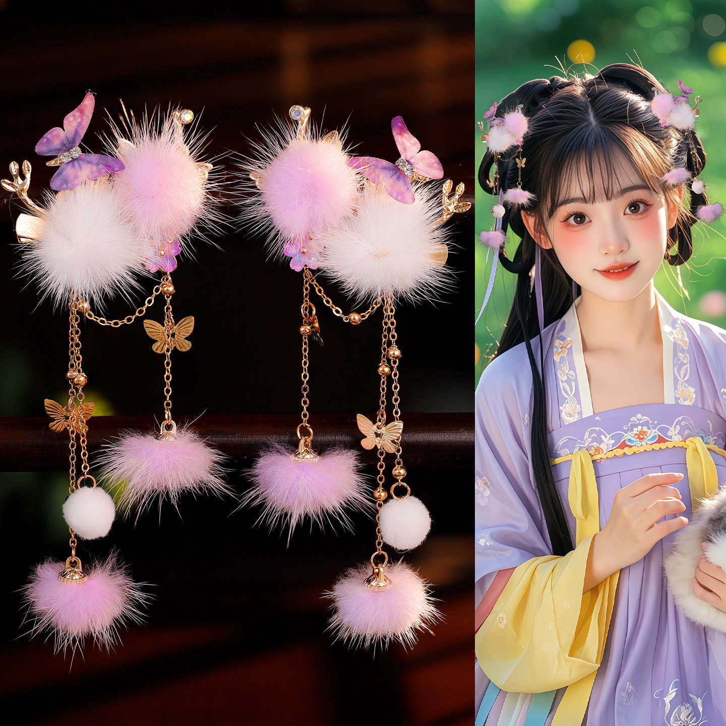 Traditional Chinese Hair jewelry Xuyue 序悦 Hanfu Historical Headgear