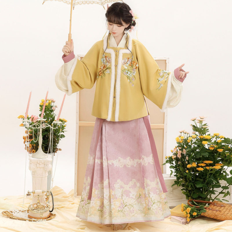 New Chinese Style Clothing Chunxin Nuanyu "暖玉" Women's Modern  Hanfu Winter Autumn