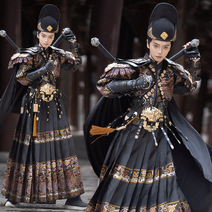 Ming Dynasty Dress Men Feiyu suit Hanfu Cos Clothing Male Longmenfeijia 龙门飞甲