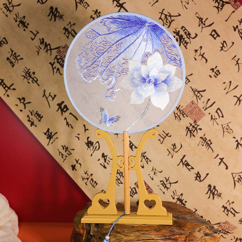 Traditional Chinese Translucent  Fan Tuanshan 团扇