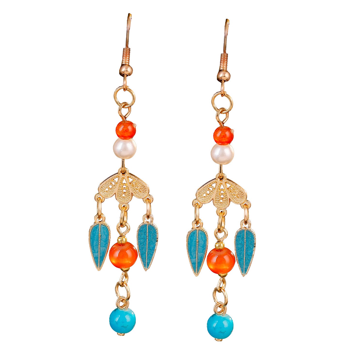 Traditional Chinese Earrings Ningwen 凝温 Hanfu Historical Royal Accessories