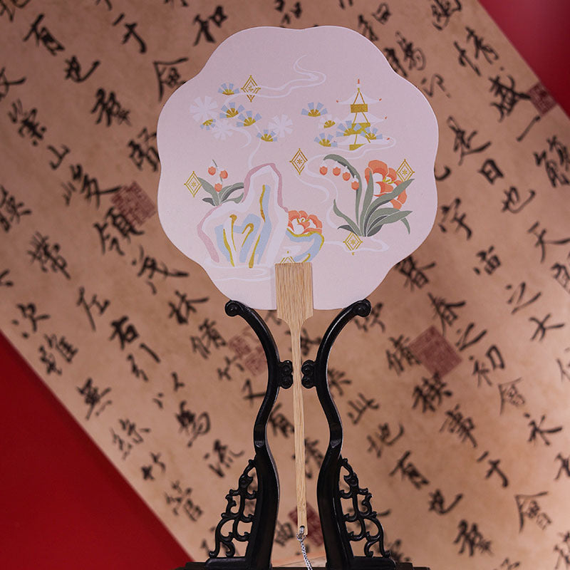 Traditional Chinese Fan Tuanshan 团扇 Modern Improved Model