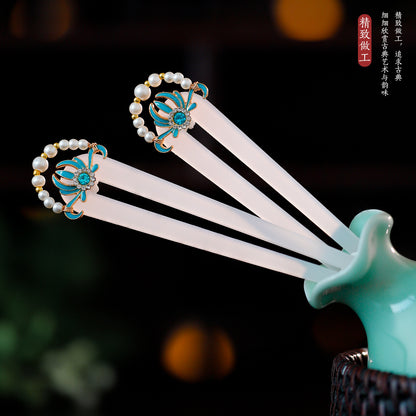 Traditional Chinese Hair jewelry Yuexin 悦心 Hanfu Historical Headgear