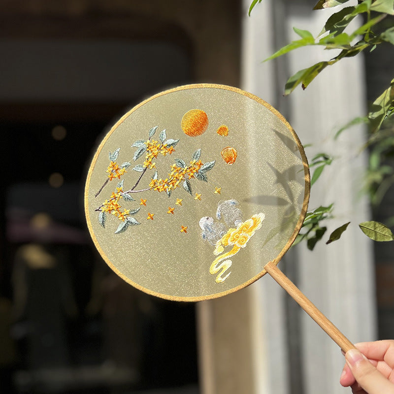 Traditional Chinese Translucent Fan Tuanshan 团扇 – Li Hanfu