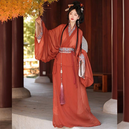 Warring States Clothing Women's Hanfu Mengyu 梦域 Spring Summer Autumn