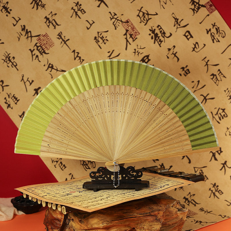 Traditional Chinese Narrow Edged Folding Fan