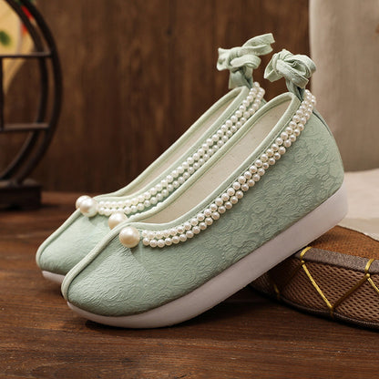 Women's Traditional Shoes Dengyun 登云 Chinese Increase Head Tilted Spring Summer Autumn Winter