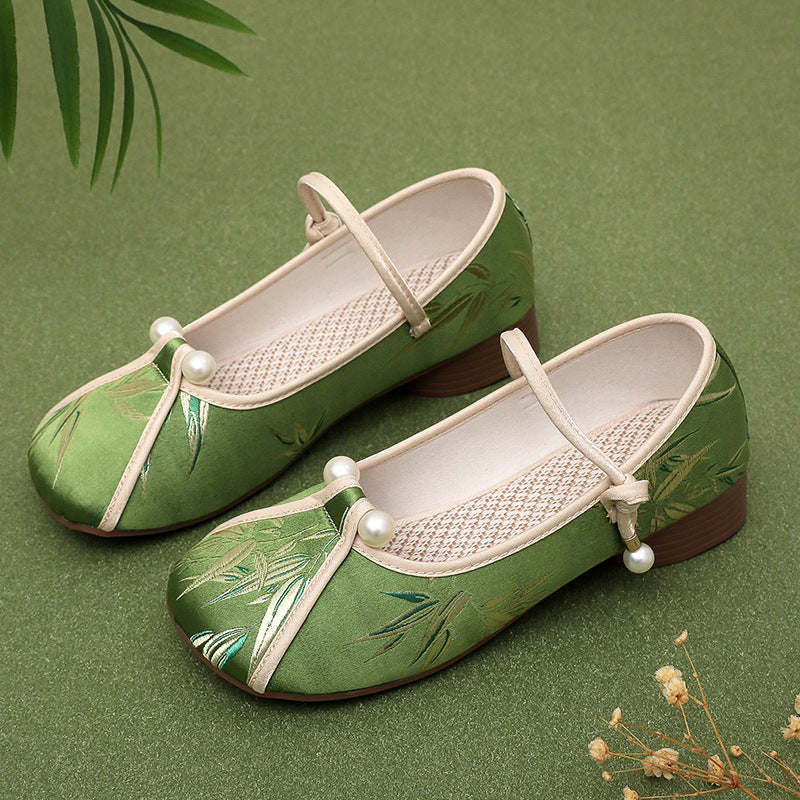 Women's Traditional Shoes Muxia 沐夏 Chinese Increase Spring Summer Autumn