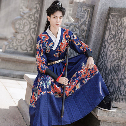 Ming Dynasty Dress Men Feiyu suit Hanfu Cos Clothing Male Jinyiwei 锦衣卫
