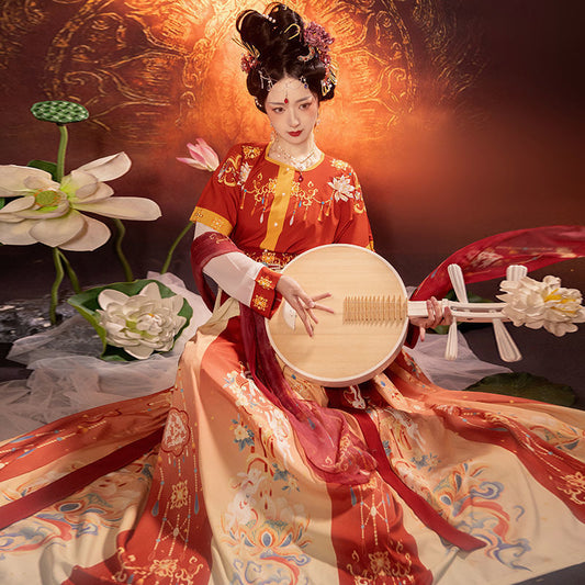 TANG Dynasty Skirt Women's Jianan 迦南 Hanfu   Spring Summer Autumn