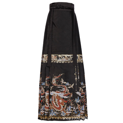 Ming Dynasty Clothing Longyinjiuxiao 龙吟九霄 Women's Chinese Traditional Hanfu Autumn Spring