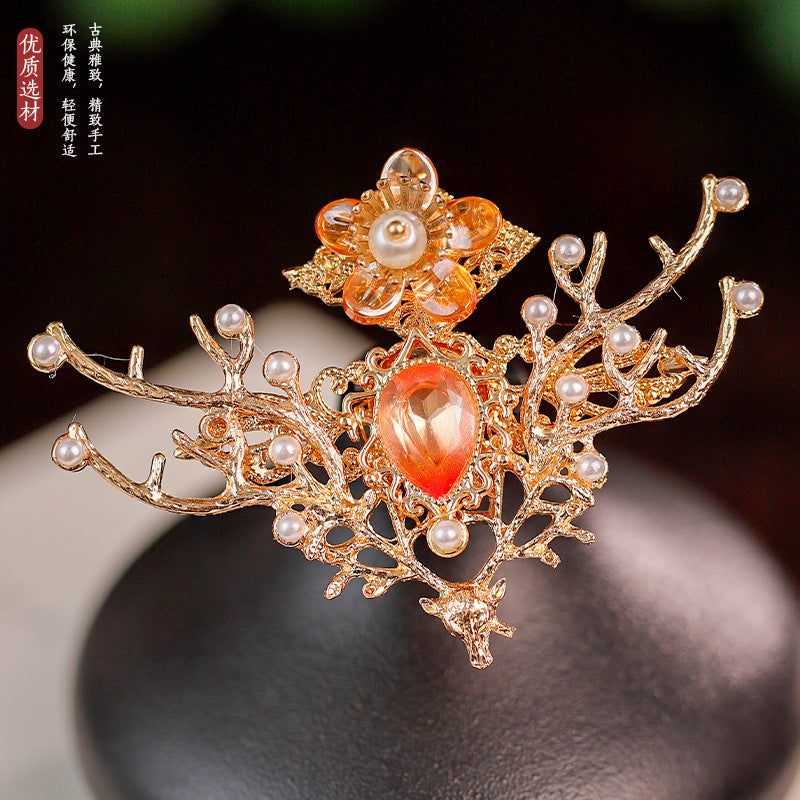 Traditional Chinese Hair jewelry Sibo 思伯 Hanfu Historical Headgear