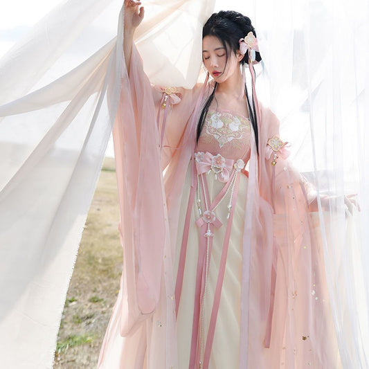 TANG Dynasty Hanfu Women's Xiaochunfeng 笑春风 Skirt  Spring Summer Autumn