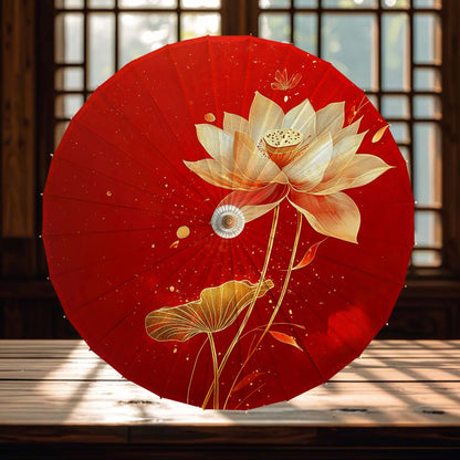 Traditional Chinese Bamboo Oil-paper Umbrella Xi 囍 Chinese Wedding