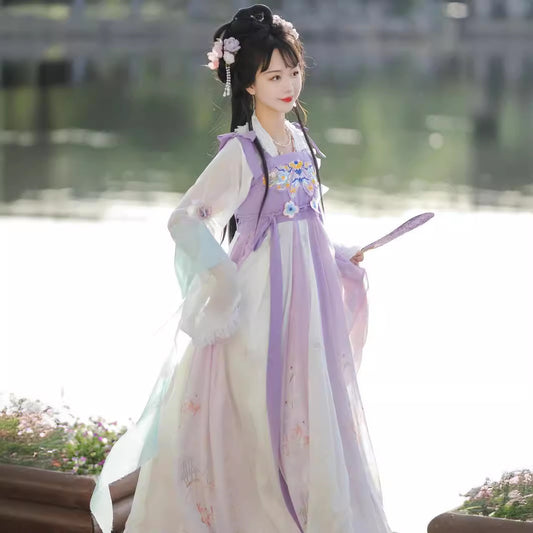 TANG Dynasty Dress Women's Xizuiyan 惜醉颜 Ruqun  Spring Summer Autumn