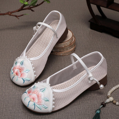 Women's Traditional Shoes Chenxiang 沉香 Chinese Increase Spring Summer Autumn