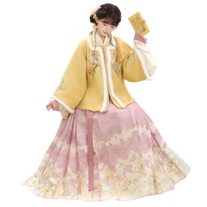 New Chinese Style Clothing Chunxin Nuanyu "暖玉" Women's Modern  Hanfu Winter Autumn