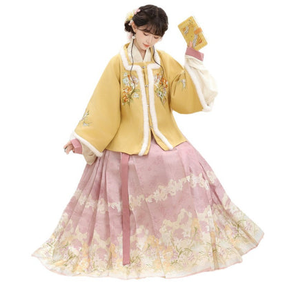 New Chinese Style Clothing Chunxin Nuanyu "暖玉" Women's Modern  Hanfu Winter Autumn