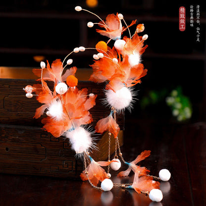 Traditional Chinese Hair jewelry Aini 艾霓 Hanfu Historical Headgear