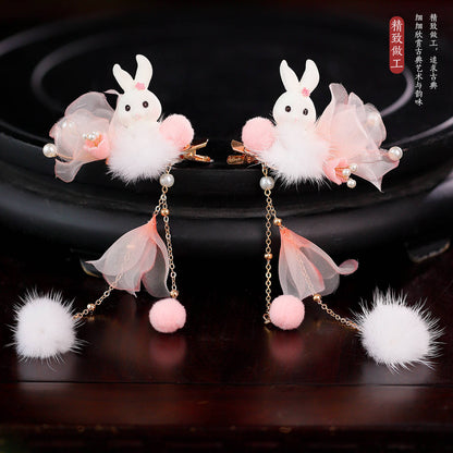 Traditional Chinese Hair jewelry Shuangtong 霜彤 Hanfu Historical Headgear