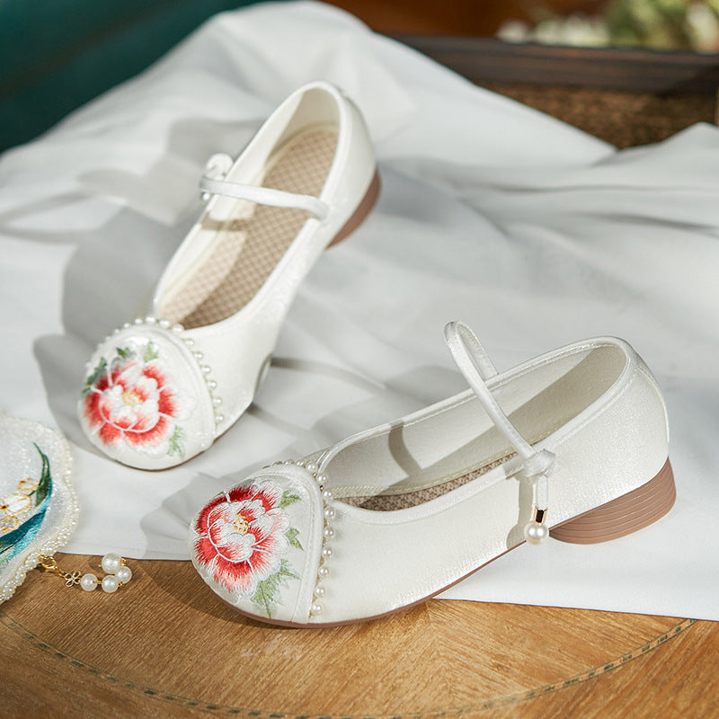 Women's Traditional Shoes Hongluan 红鸾 Chinese Increase Spring Summer Autumn