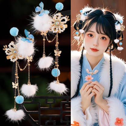 Traditional Chinese Hair jewelry Yiwen 依温 Hanfu Historical Headgear
