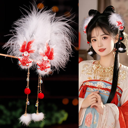 Traditional Chinese Hair jewelry Pianyu 翩愉 Hanfu Historical Headgear