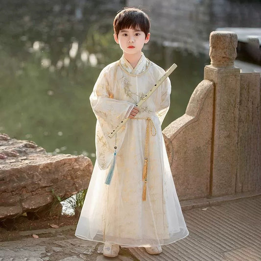 Children's Traditional Scholar Jinbang 金榜 Suit Spring Summer Autumn