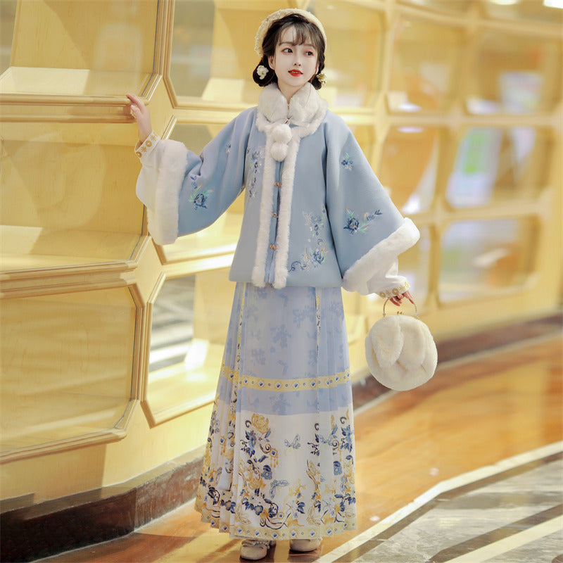 New Chinese Style Clothing Chunxin Lanting "兰亭" Women's Modern  Hanfu Winter Autumn