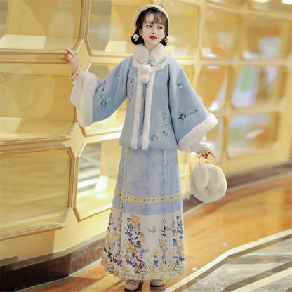 New Chinese Style Clothing Chunxin Lanting "兰亭" Women's Modern  Hanfu Winter Autumn
