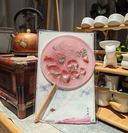 Traditional Chinese Translucent  Fan Tuanshan 团扇