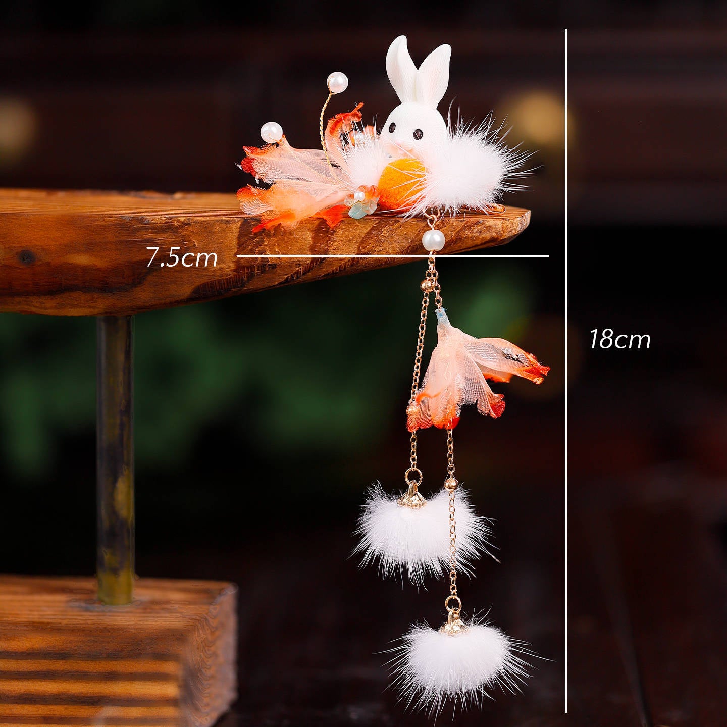 Traditional Chinese Hair jewelry Mishu 蜜舒 Hanfu Historical Headgear