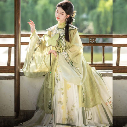 MING Dynasty Dress Women's Shuiyexiang 水夜香 Hanfu  Spring Summer Autumn