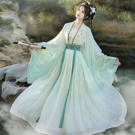 SONG Dynasty Hanfu Women's Xiangsiyi 相思意 Skirt  Spring Summer Autumn