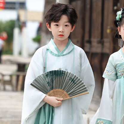 Children's Traditional Scholar Guoxue 国学 Suit Spring Summer Autumn
